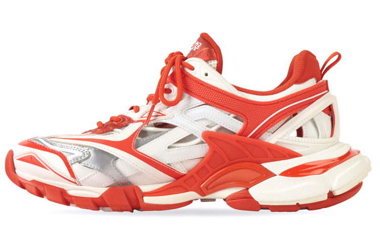 Balenciaga Track.2 Open Sneaker 'White Red' 568614-W3AE2-9061