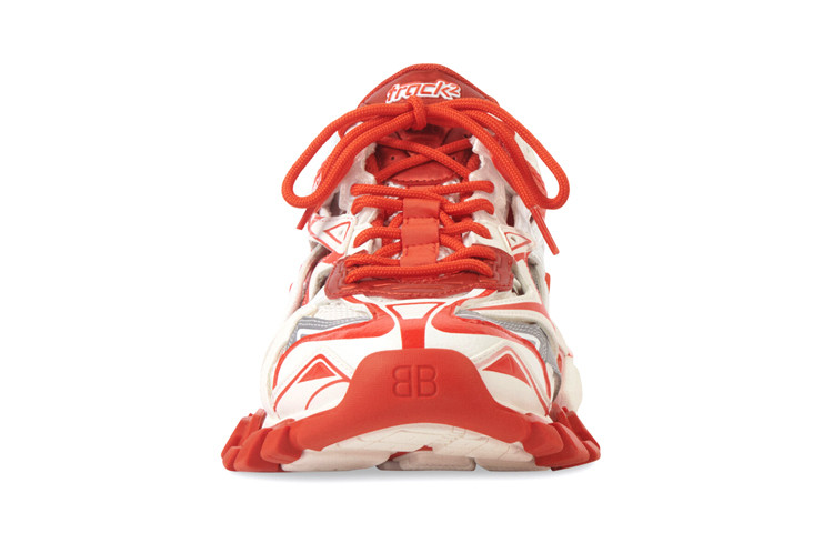 Lookbook Balenciaga Track.2 Open Sneaker 'White Red' 568614-W3AE2-9061