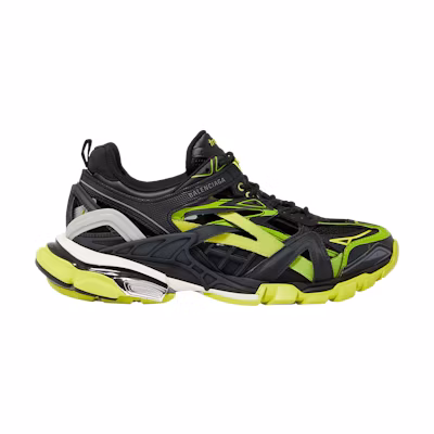 Balenciaga Track.2 Sneaker 'Black Fluorescent Yellow'