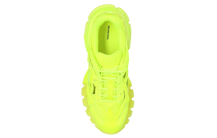Lookbook Balenciaga Track.2 Sneaker 'Tapak Jernih - Kuning Pendarfluor' 668823-W3CT2-7510