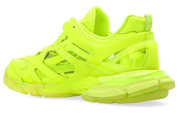 Shop Balenciaga Track.2 Sneaker 'Tapak Jernih - Kuning Pendarfluor' 668823-W3CT2-7510