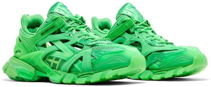 Sepatu Balenciaga Track.2 'Clear Sole - Hijau' 668823-W3CT1-3510 Cheap Sepatu Balenciaga Track.2 'Clear Sole - Hijau' 668823-W3CT1-3510