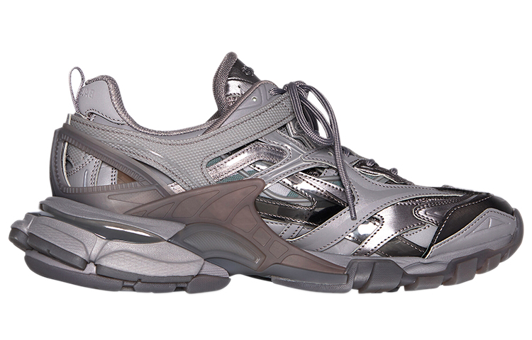 Order Balenciaga Track.2 Sepatu 'Sole Transparan - Abu-abu' 668823-W3CT1-1800