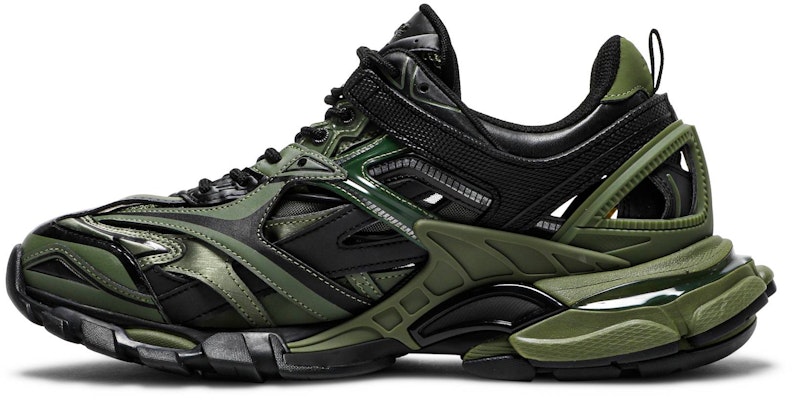 발렌시아가 트랙.2 스니커즈 '카키 블랙' (Balenciaga Track.2 Sneaker 'Khaki Black') 568614-W3AE1-2311 Lookbook 발렌시아가 트랙.2 스니커즈 '카키 블랙' (Balenciaga Track.2 Sneaker 'Khaki Black') 568614-W3AE1-2311