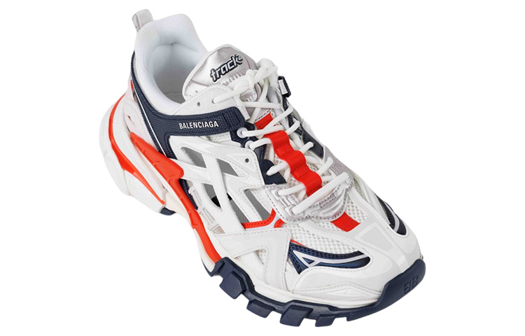 Order 발렌시아가 트랙.2 스니커즈 '화이트 블루 레드' 568614-W3AE2-1248