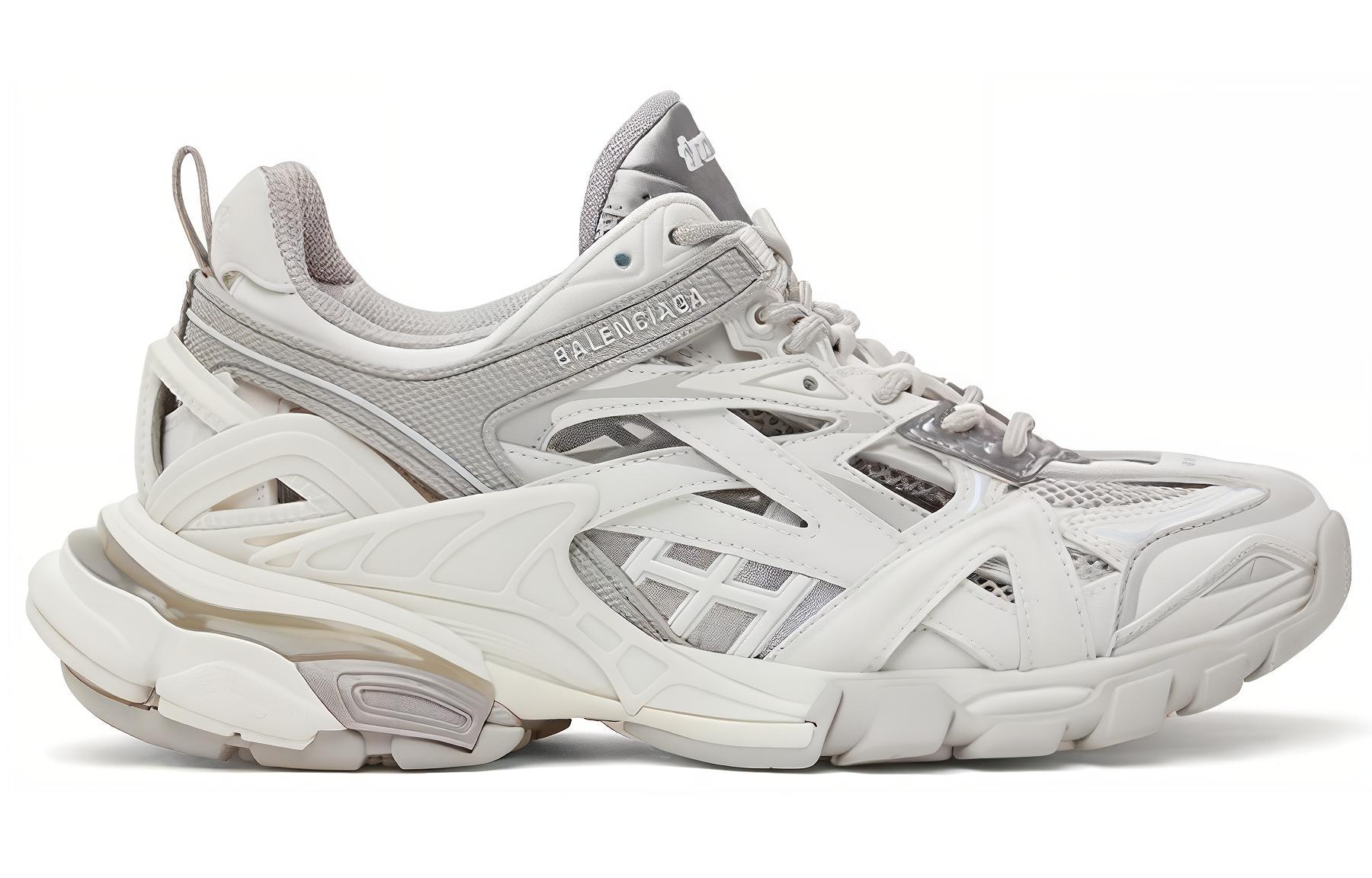Order Balenciaga Track.2 Sneaker 'Putih Abu-Abu' 568614-W3AE1-1291