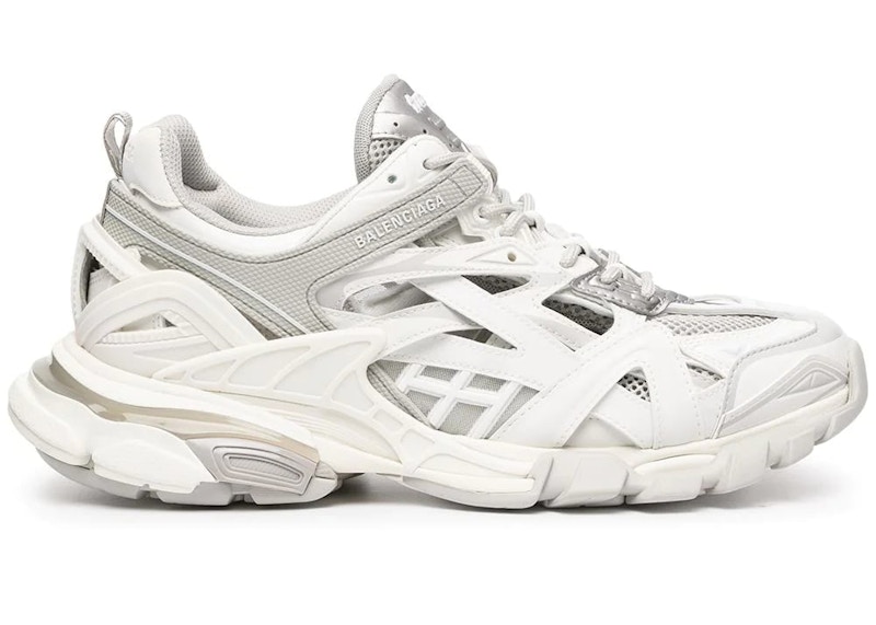 Buy 巴黎世家 Track 2 潮流百搭運動老爹鞋 灰白