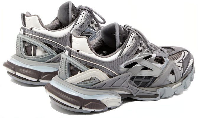 Balenciaga Track.2 Trainer 'Kelabu Hitam' 568614 W2GN3 1285 Lookbook Balenciaga Track.2 Trainer 'Kelabu Hitam' 568614 W2GN3 1285