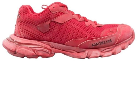 巴黎世家 Balenciaga 紅色 男款 低幫 织物 腳踏鞋 防滑 老爹鞋 Order 巴黎世家 Balenciaga 紅色 男款 低幫 织物 腳踏鞋 防滑 老爹鞋