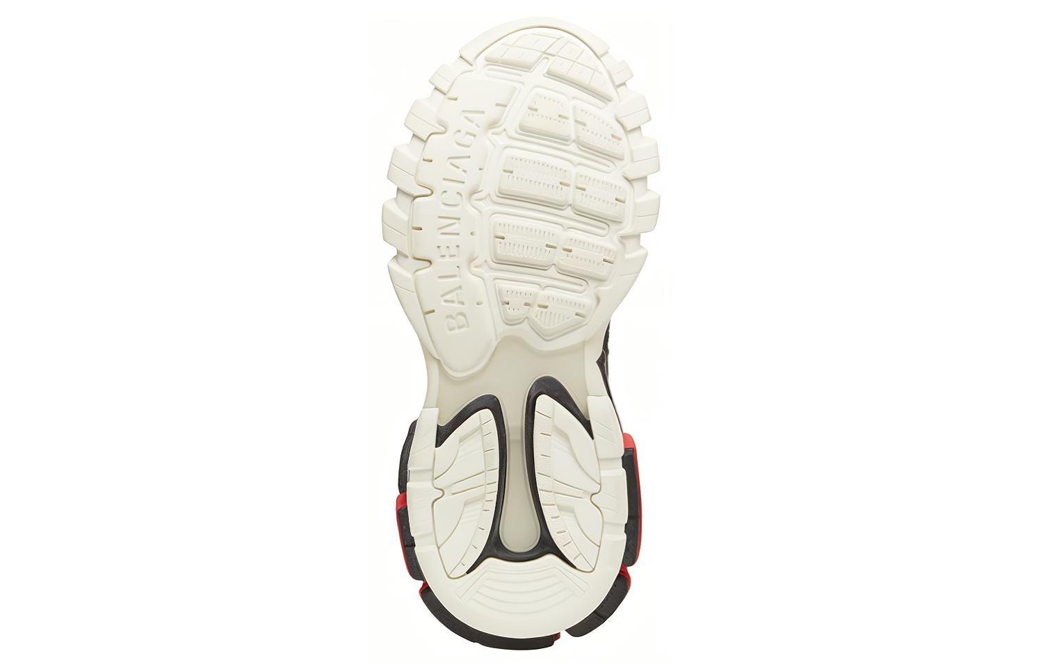 Shop バレンシアガ Track.3 ダメージ加工 ブラックレッド 700875-W3RF5-1906