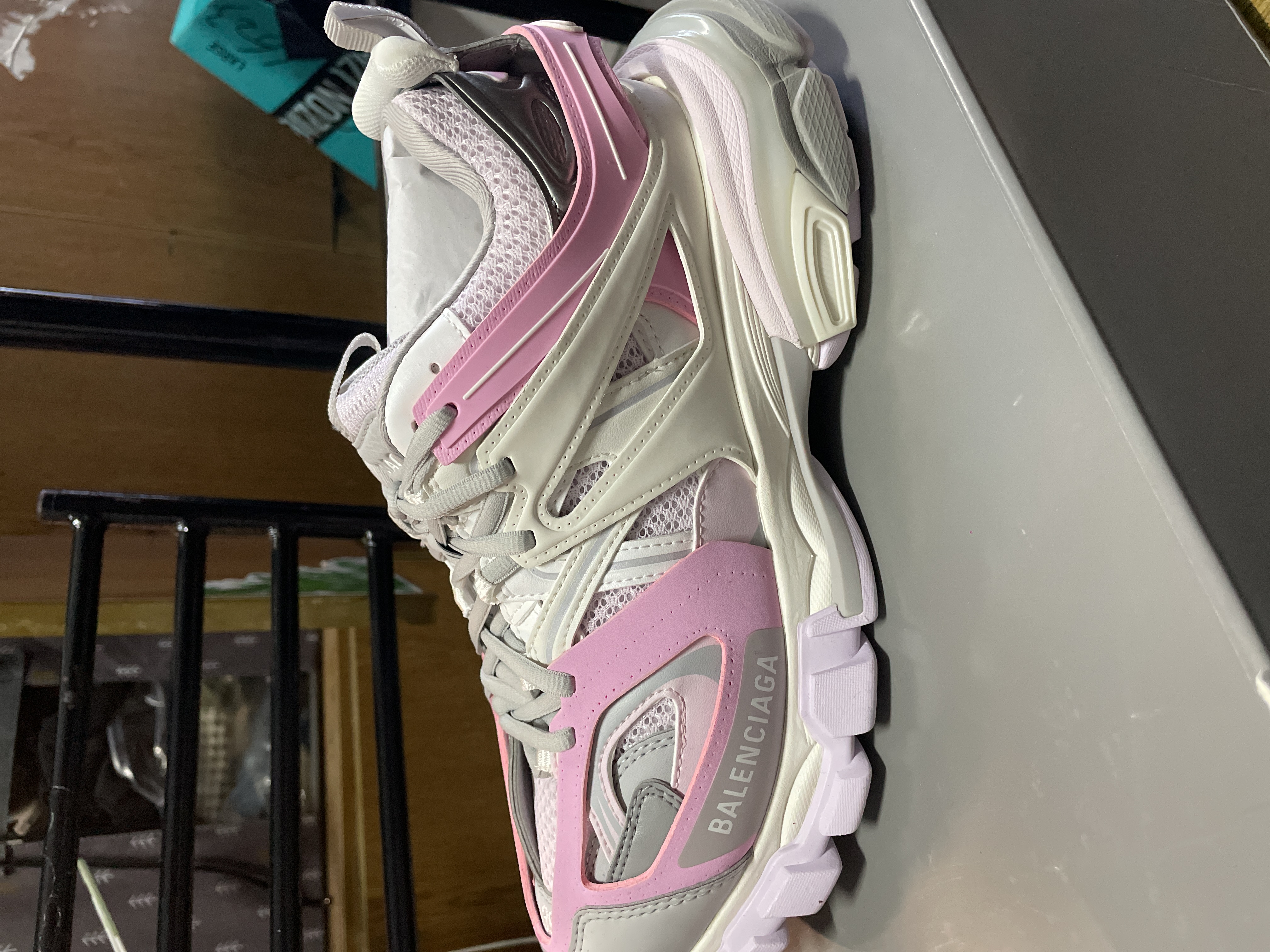 (W) Balenciaga Track Beige Pink Grey 'Multi'