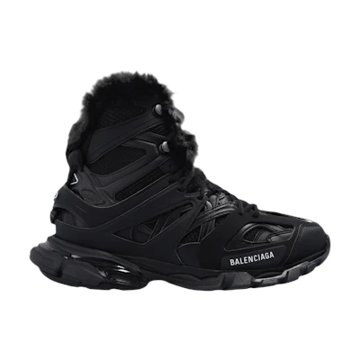 Balenciaga Track Hike High 'Fake Fur - Black'