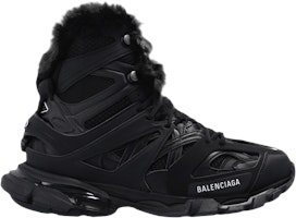 Balenciaga Track Hike High 'Fake Fur - Black' 668557-W3CQ2-1000 Balenciaga Track Hike High 'Fake Fur - Black' 668557-W3CQ2-1000