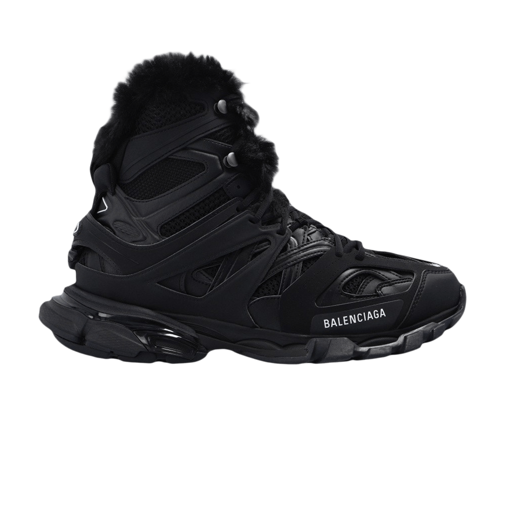 Balenciaga Track Hike High 'Fake Fur - Black' 668557-W3CQ2-1000