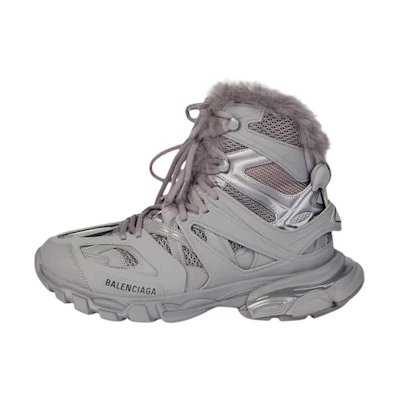 Balenciaga Track Hike High 'Fake Fur - Grey'