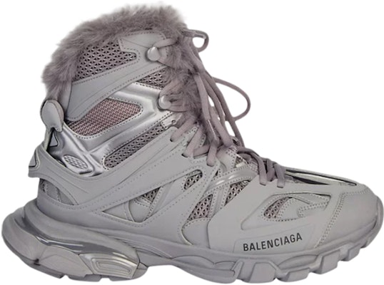 Balenciaga Track Hike Tinggi 'Bulu Palsu - Abu-abu' 668557-W3CQ2-1800 Order Balenciaga Track Hike Tinggi 'Bulu Palsu - Abu-abu' 668557-W3CQ2-1800