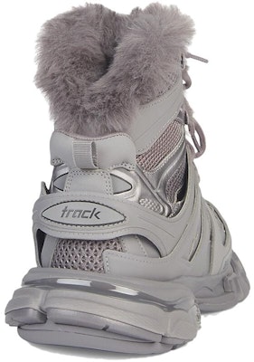 Balenciaga Track Hike High 'Fake Fur - Grey' 668557-W3CQ2-1800 Lookbook Balenciaga Track Hike High 'Fake Fur - Grey' 668557-W3CQ2-1800