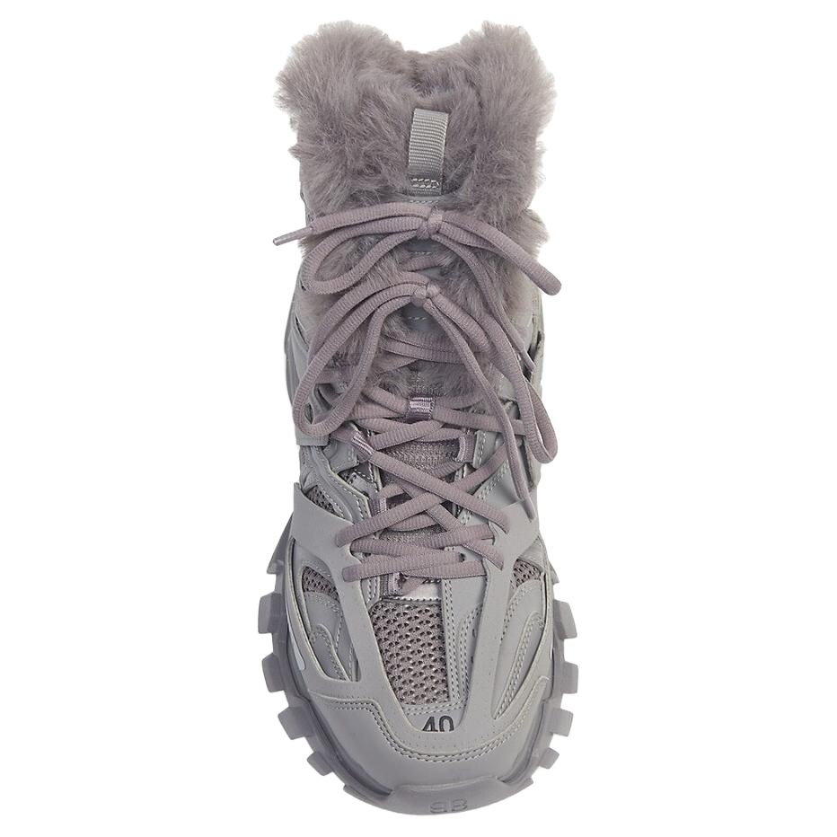 Shop 巴黎世家Track Hike High '仿皮草 - 灰色' 668557-W3CQ2-1800