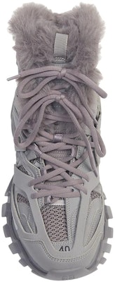 Balenciaga Track Hike High 'Fake Fur - Grey' 668557-W3CQ2-1800 Shop Balenciaga Track Hike High 'Fake Fur - Grey' 668557-W3CQ2-1800
