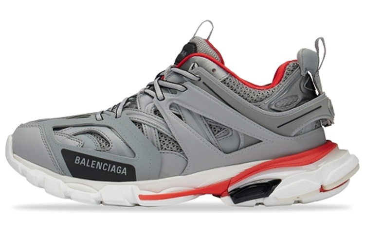 Balenciaga Track LED Sneaker 'Grey Red' 555036-W3AD5-1269