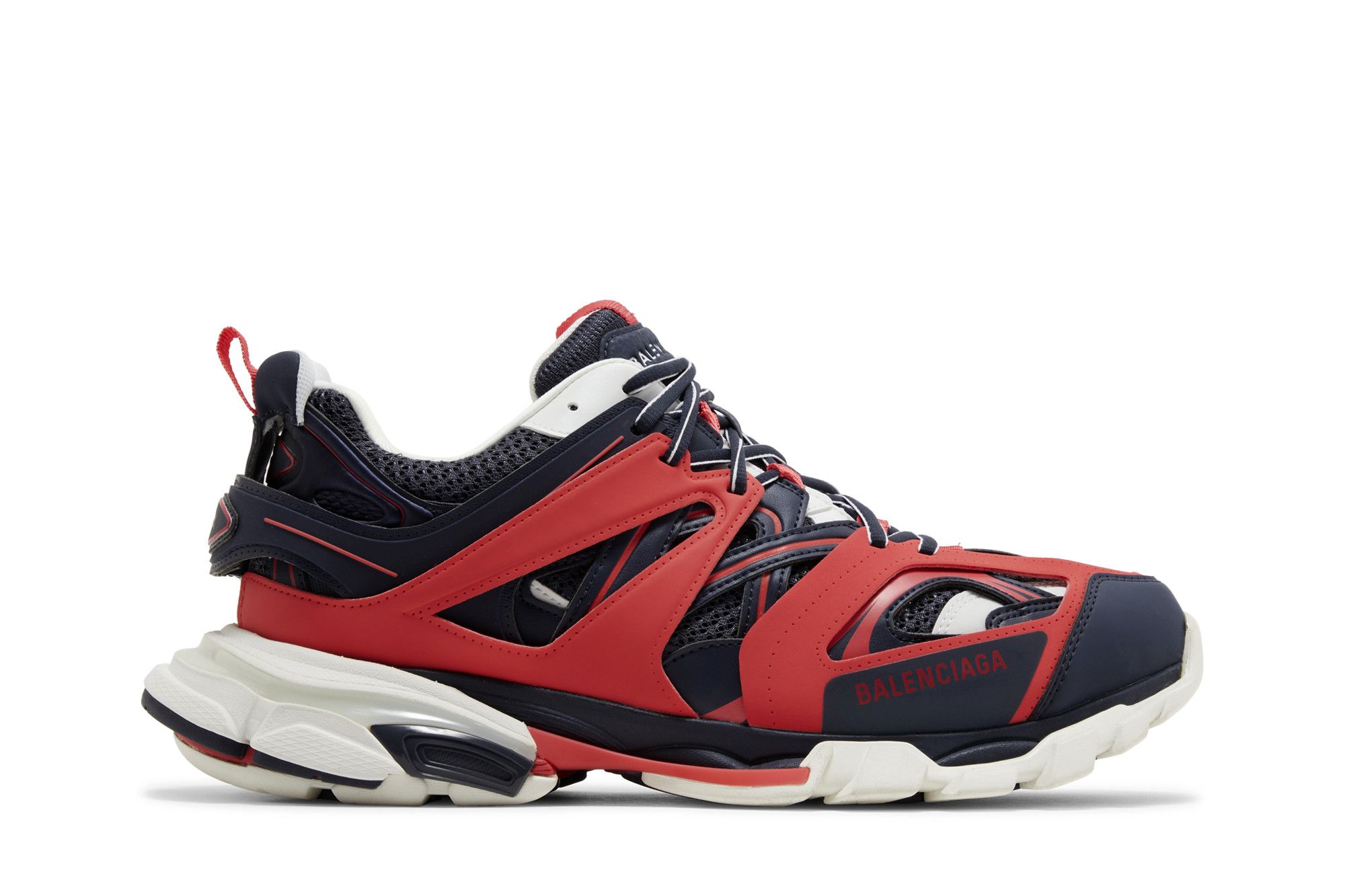 Balenciaga Track LED Sneaker 'Red Dark Grey' 555036-W3AD3-6129