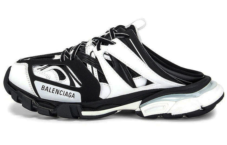 Balenciaga Track Mule 'White Black' 653814-W3DA4-9019