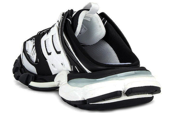 Shop Balenciaga Track Mule ''Weiß Schwarz'' 653814-W3DA4-9019