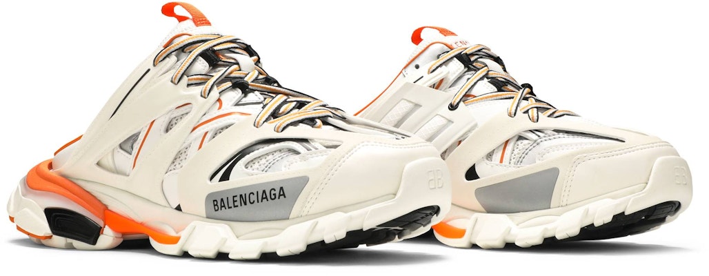 Balenciaga Track Mule 'Putih Oranye' 653814-W3CP5-9059 Cheap Balenciaga Track Mule 'Putih Oranye' 653814-W3CP5-9059