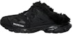 Balenciaga Track Mule Bulu Tiruan Hitam 688677W3CQ81000