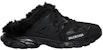 Balenciaga Track Mule Bulu Tiruan Hitam 688677W3CQ81000