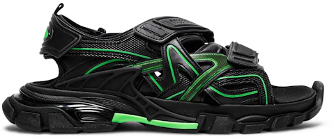 Balenciaga Track Sandal 'Black Fluo Green' 617542-W3AJ1-1030 Balenciaga Track Sandal 'Black Fluo Green' 617542-W3AJ1-1030