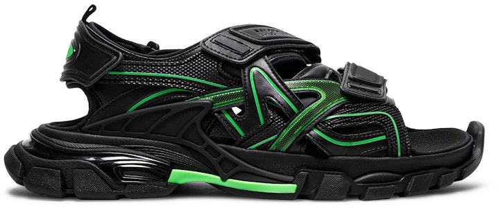 バレンシアガ トラック サンダル (黒/蛍光緑) 617542-W3AJ1-1030 Buy バレンシアガ トラック サンダル (黒/蛍光緑) 617542-W3AJ1-1030