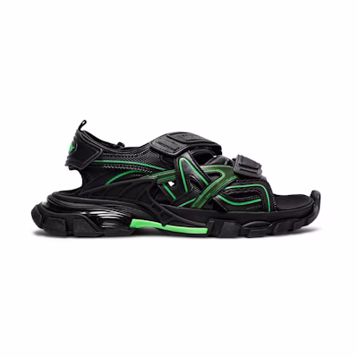 Balenciaga Track Sandal 'Black Fluo Green'