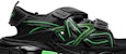 Sandal Balenciaga Track 'Hitam Fluo Hijau' 617542-W3AJ1-1030