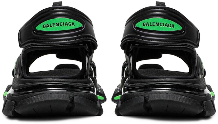 Balenciaga Track Sandal 'Black Fluo Green' 617542-W3AJ1-1030 Details for Balenciaga Track Sandal 'Black Fluo Green' 617542-W3AJ1-1030