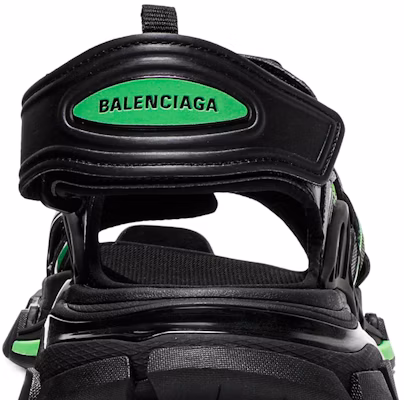 Balenciaga Track Sandal 'Black Fluo Green' 617542-W3AJ1-1030 Sizing Balenciaga Track Sandal 'Black Fluo Green' 617542-W3AJ1-1030