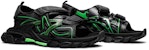 Sandal Balenciaga Track 'Hitam Fluo Hijau' 617542-W3AJ1-1030