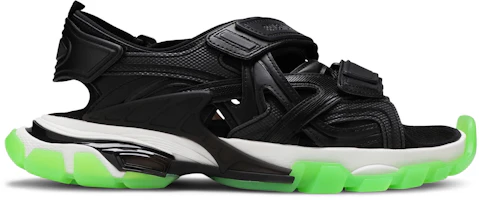Balenciaga Track Sandal 'Clearsole - Black Fluo Green' 655954-W2CC4-1038 Balenciaga Track Sandal 'Clearsole - Black Fluo Green' 655954-W2CC4-1038