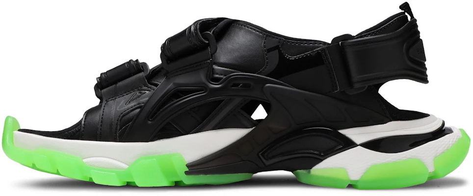 Balenciaga Track Sandal 'Clearsole - Hitam Hijau Fluo' 655954-W2CC4-1038 Shop Balenciaga Track Sandal 'Clearsole - Hitam Hijau Fluo' 655954-W2CC4-1038