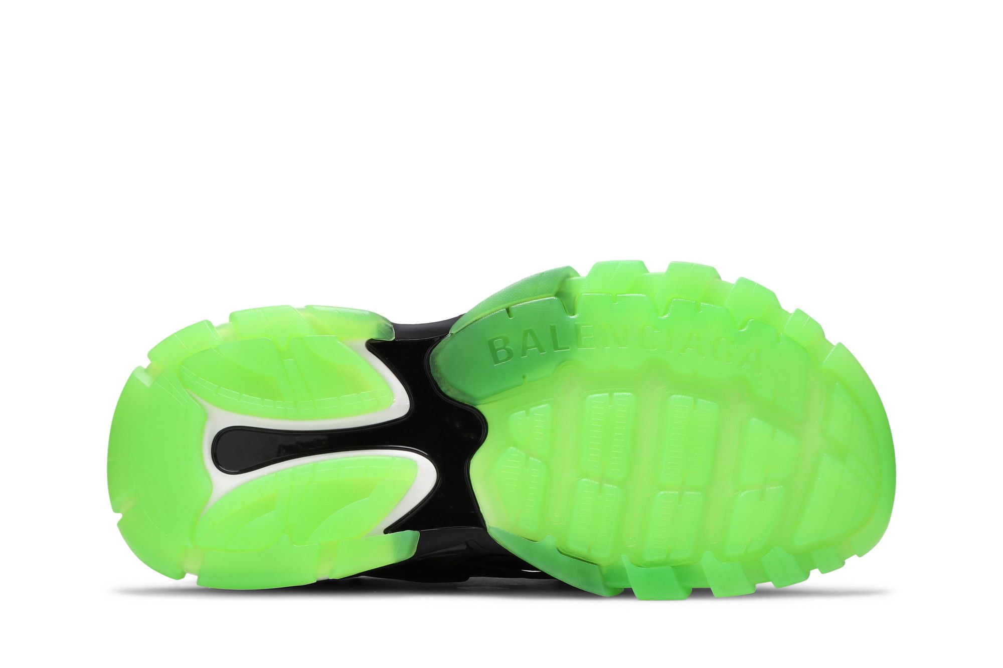 Purchase Balenciaga Track Sandal 'Clearsole - Hitam Hijau Fluo' 655954-W2CC4-1038