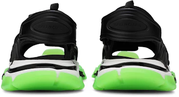 Sizing Balenciaga Track Sandal 'Clearsole - Black Fluo Green' 655954-W2CC4-1038