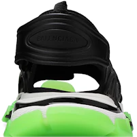 Cheap Balenciaga Track Sandal 'Clearsole - Black Fluo Green' 655954-W2CC4-1038