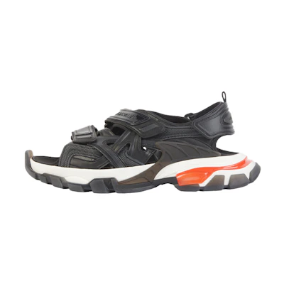 Balenciaga Track Sandal 'Clearsole - Black Red'
