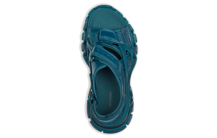Shop Balenciaga Track Sandal 'Clearsole - Hijau Gelap' 655954-W2CC2-3500