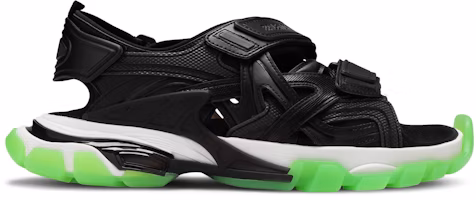 Balenciaga Track Sandal 'Clearsole - Black Fluo Green' 655954-W2CC4-1038 Balenciaga Track Sandal 'Clearsole - Black Fluo Green' 655954-W2CC4-1038