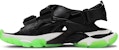 Balenciaga Track Sandal 'Clearsole - Hitam Hijau Fluo' 655954-W2CC4-1038