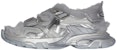 Balenciaga Track Sandal 'Bulu Palsu - Perak' 668561-W3FS1-8181