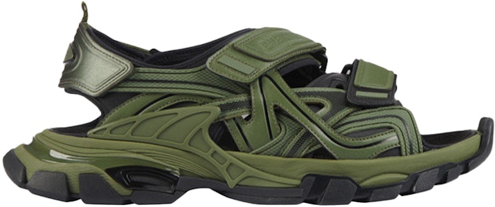 Balenciaga Track Sandal 'Khaki Hitam' 617542W2FH12311 Order Balenciaga Track Sandal 'Khaki Hitam' 617542W2FH12311