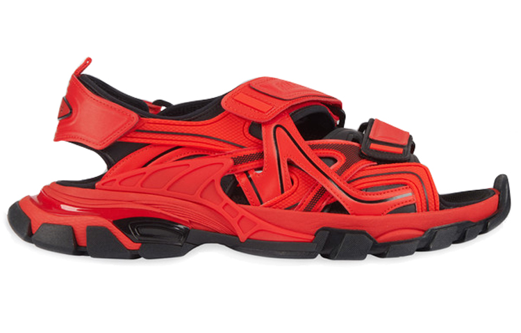 Balenciaga Track Sandal 'Red Black' 圖 2