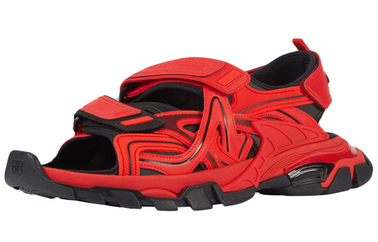 Balenciaga Track Sandal 'Red Black' 圖 3